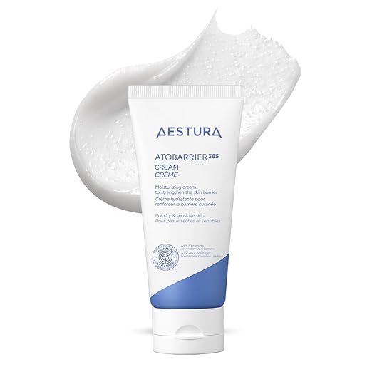 AESTURA ATOBARRIER365 Cream with Ceramide Korean Skincare 120 Hours Moisturiser with Visible Capsule Face Cream for Dry and Sensitive Skin Dermatologically Tested 80 ml