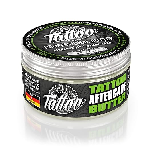 Believa Tattoo Professional Butter, Vegan Tattoo Care Cream