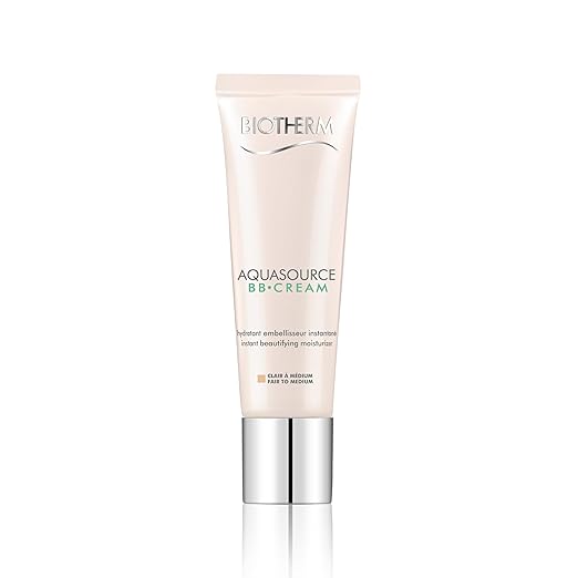 Biotherm Aquasource BB Cream Medium, Tinted Day Cream with Life Plankton, Nourishing Cream with Moisturising Effect and SPF15, for Optimal Complexion, 30 ml
