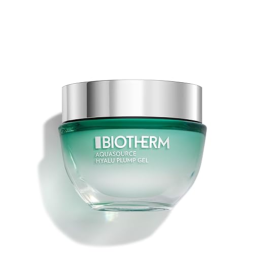 Biotherm Aquasource Hyalu Plump Gel, mit Life Plankton und wertvoller Hyaluronsäure, erfrischende Tagespflege für strahlende Haut, Feuchtigkeitsgel für Damen, geeignet für Mischhaut