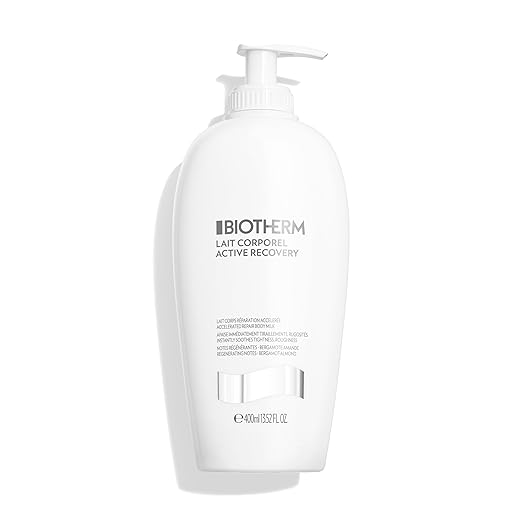 Biotherm Lait Corporel Active Recovery Body Lotion, Intensive Moisturising Body Lotion for All Skin Types, Soothing Body Care, 400 ml