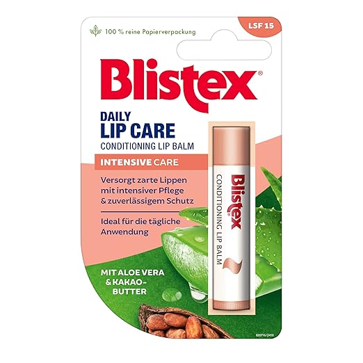 Blistex Daily Lip Care, Lip Balm, For Chapped, Burning, Dry, Glanzlose Lips, 4.25 g, 1 piece