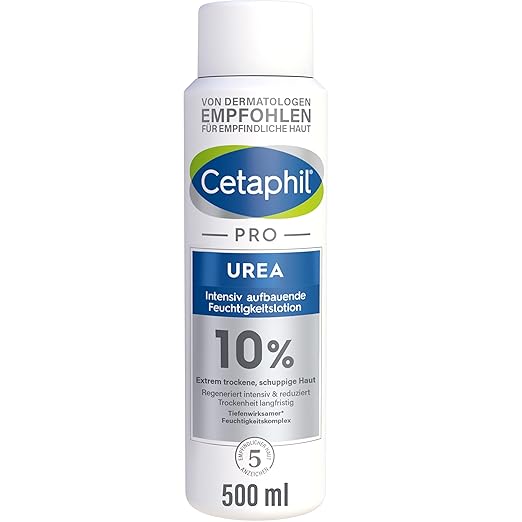 CETAPHIL Pro Urea 10% Intensive Rebuilding Moisturising Lotion, 200 ml, for Extremely Dry, Flaky Skin on the Body, Intensively Regenerates and Reduces Dryness in the Long Term