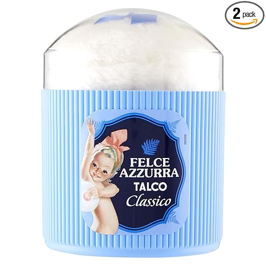 Felce Azzurra Paglieri Body Powder with Puff, 250 g