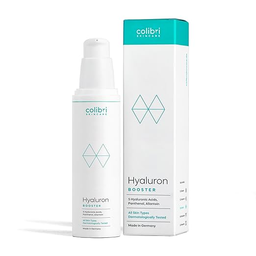 Hyaluronic Acid Serum, high dosage - test winner 2019 - natural Hyaluron Anti-Aging Cream - 50ml by Colibri cosmetics - natural cosmetics made in Germany
