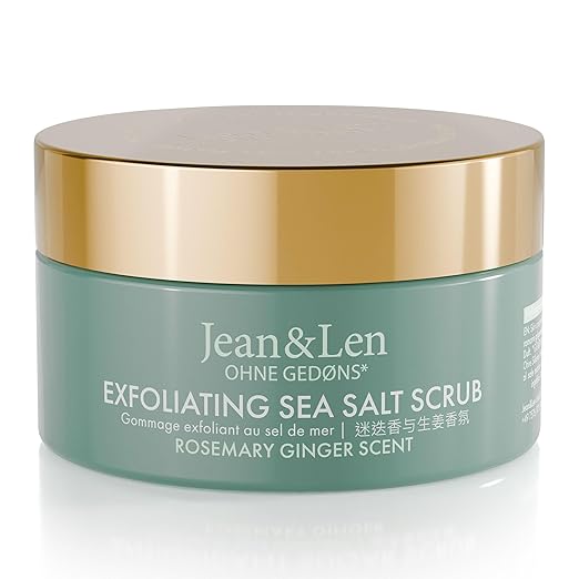 Jean & Len Exfoliating Sea Salt Scrub Rosemary & Ginger 300g