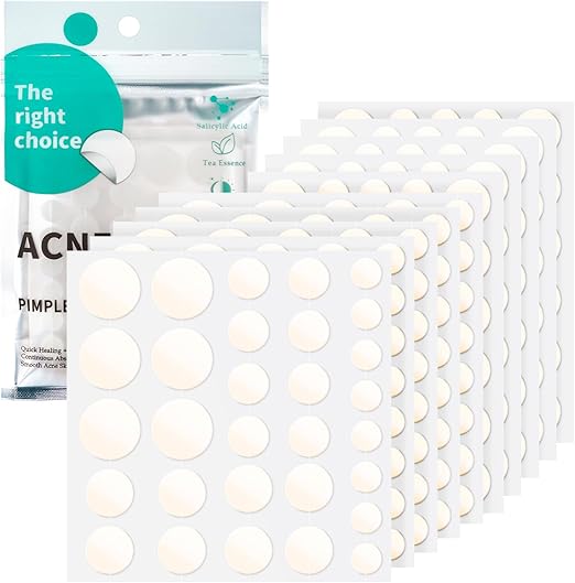 Jewan 330 Pieces Invisible Natural Hydrocolloid Patch 2 in 1 Day and Night Absorbent Waterproof and Breathable