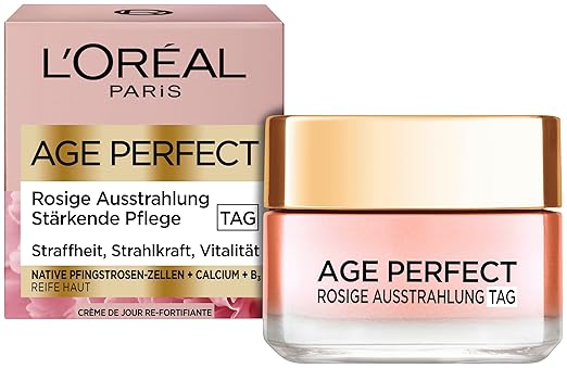L'Oreal Paris Age Perfect Golden Age Day Cream with Neo-Calcium and Peony Extract for a Rose Fresh Complexion