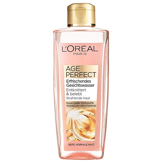 L'Oréal Paris Age Perfect Refreshing Facial Toner, Facial Cleansing for Radiant Skin, Gentle on the Skin and Relieves Signs of Fatigue, 200 ml