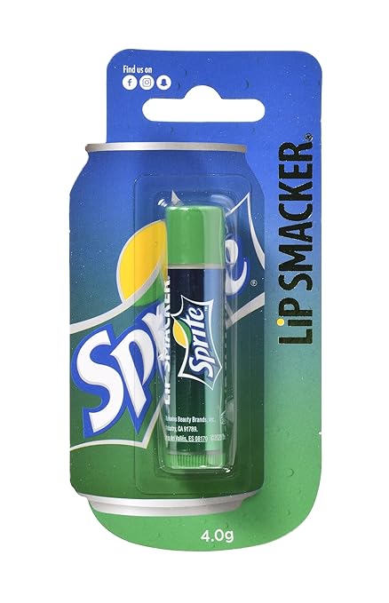 Lip Smacker Coca Cola Collection Sprite Flavoured Lip Balm Inspired by Coca-Cola Moisturising and Refreshing, Single Pack