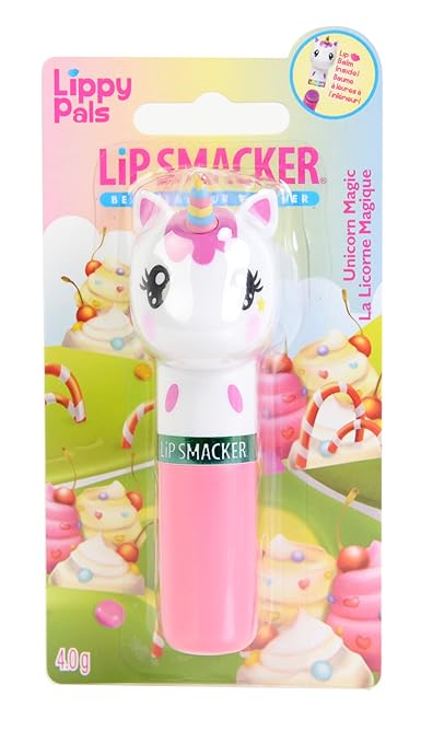 Lip Smacker - Lippy Pals Collection - Unicorn Lip Balm for Children - Magic Taste - Gift for Children - Single Lip Balm