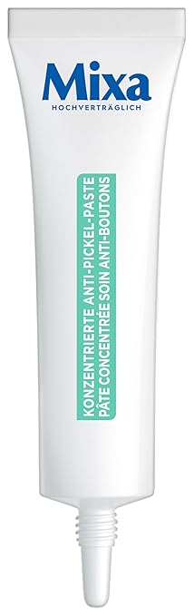 Mixa Concentrated Anti-Pimple Paste, Reduces Impurities in 8H, No Drying Out, Strengthens the Skin Protection Barrier, 15 ml