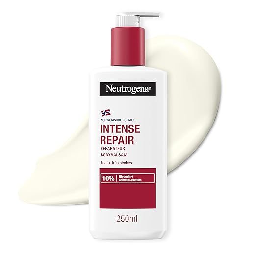 Neutrogena Norwegian Formula Intense Repair Repairing CICA Body Balm 250ml Body Lotion for Instant Relief and More Moisture for Very Dry, Rough Skin
