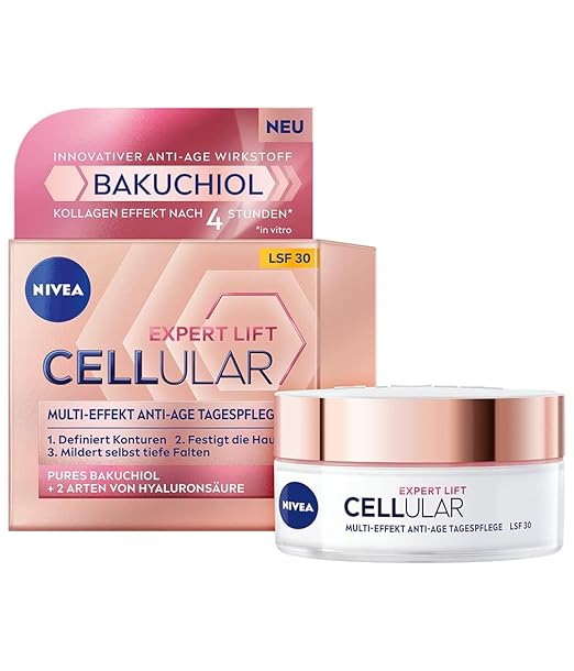 NIVEA Cellular Expert Lift Multi-Effect Anti-Age Day Cream, Moisturising Day Cream for Younger Looking Skin, Moisturising Cream with SPF 30 (50 ml)