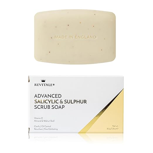 Revitale Advanced Salicylic Acid and Sulphur Exfoliating Soap