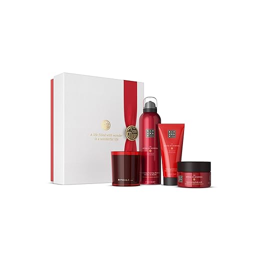 RITUALS The Ritual of Ayurveda Medium Gift Set - Gift Box with Personal Care Products with Indian Rose and Sweet Almond Oil - Balancing Fragrance