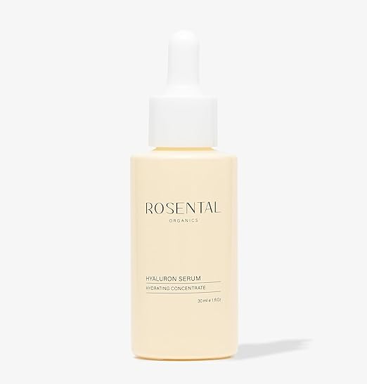 ROSENTAL Organics Hyaluronic Serum - High Dose Organic Hyaluronic Acid - Face Care - 100% Natural - Moisturiser for the Face - Anti-Ageing - Natural Cosmetics (30 ml)