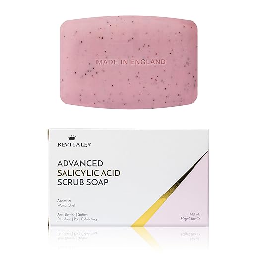 Salicylic Acid Scrub Soap Pore Exfoliating Acne Fighting Skin Soften Anti-Blemish Removes Warts