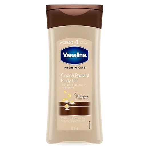 Vaseline Unilever Total Moisture Cocoa Radiant Body Gel Oil 6.8 oz