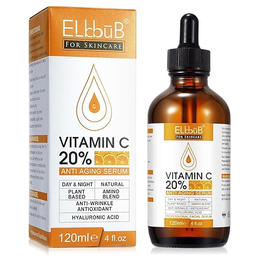 Vitamin C Serum with Hyaluronic Acid for Face & Hyaluronic - Face Serum Vitamin C Vegan Anti-Ageing Face Serum